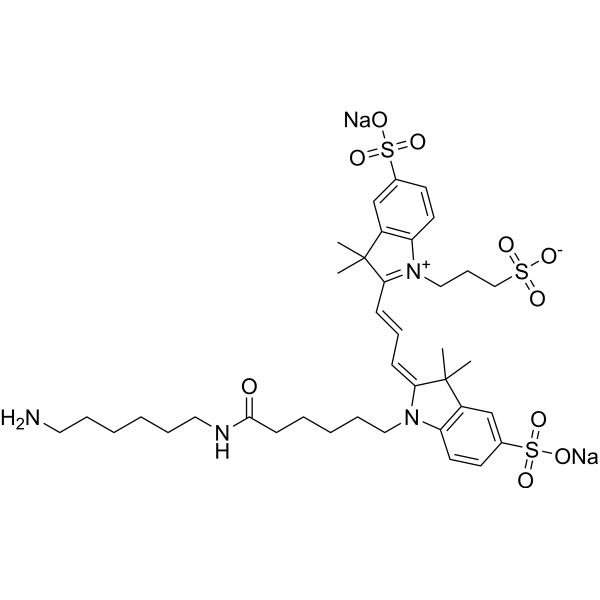 Trisulfo-Cy3 amine disodium Chemical Structure