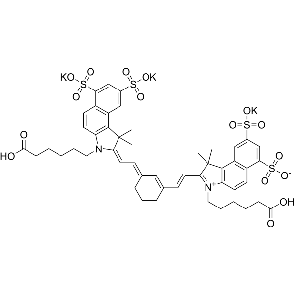 Sulfo-Cy7.<em>5</em> dicarboxylic acid