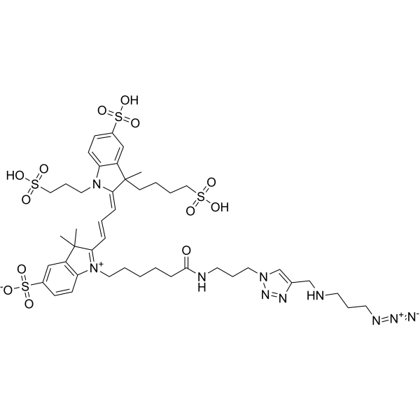 Cy3 azide plus Chemical Structure