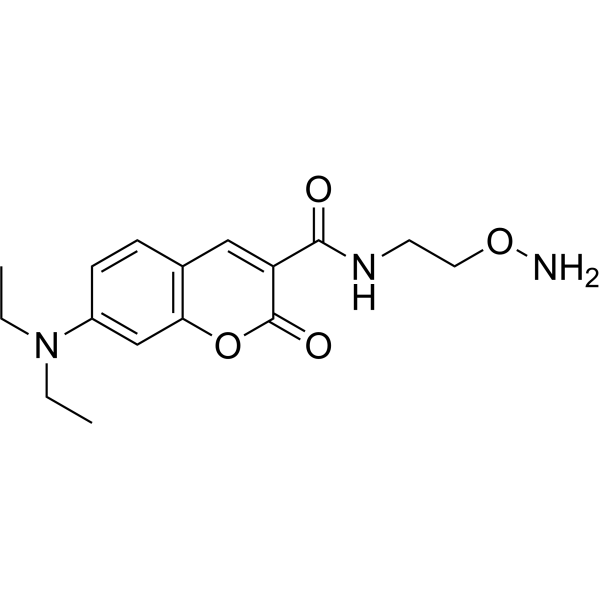 N-(2-Aminooxyethyl)-7-DCCAm Chemical Structure