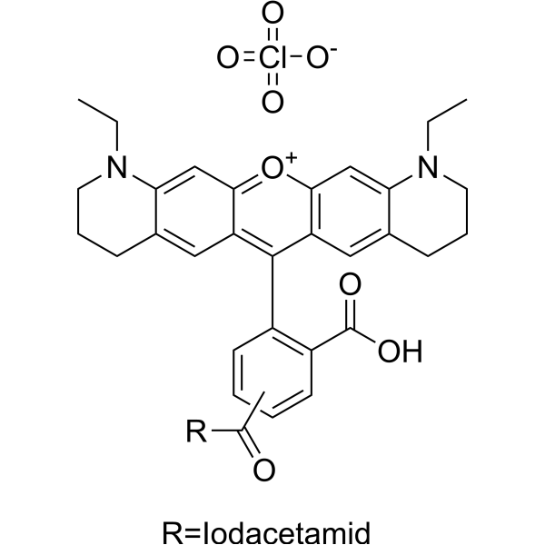 ATTO 565 iodacetamid Chemical Structure