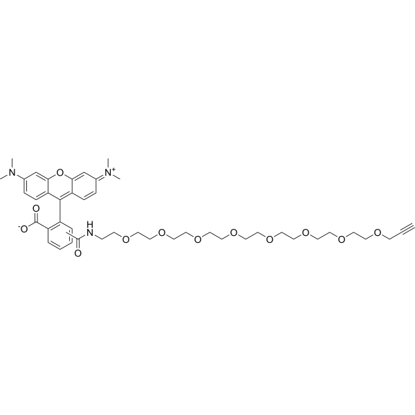 <em>TAMRA</em>-PEG8-Alkyne