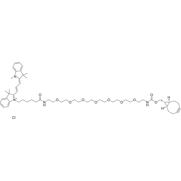Cy3-PEG7-exo-BCN Chemical Structure