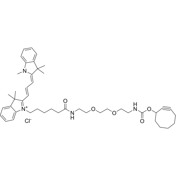 Cy3-PEG2-SCO Chemical Structure