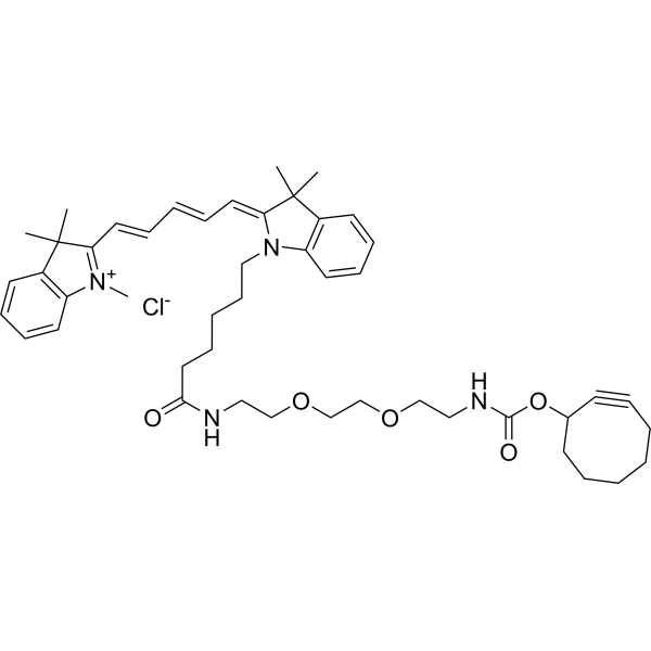Cy5-PEG2-SCO Chemical Structure