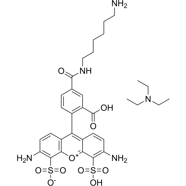 AF488 amine Chemical Structure