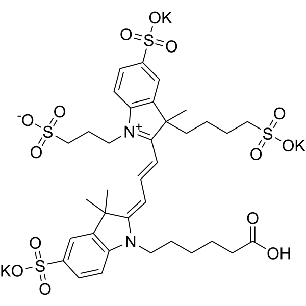 AF 555 carboxylic acid Chemical Structure