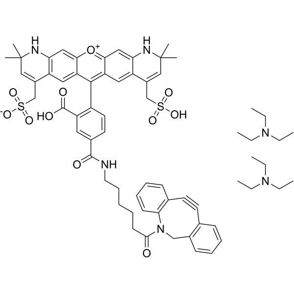 AF 568 DBCO Chemical Structure