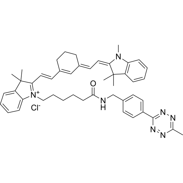 Cy7 tetrazine Chemical Structure