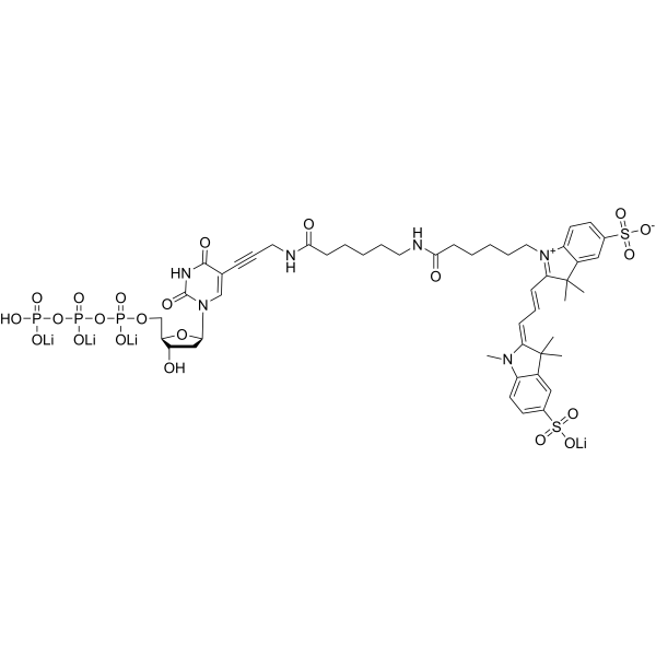 Sulfo-Cy3 dUTP Chemical Structure