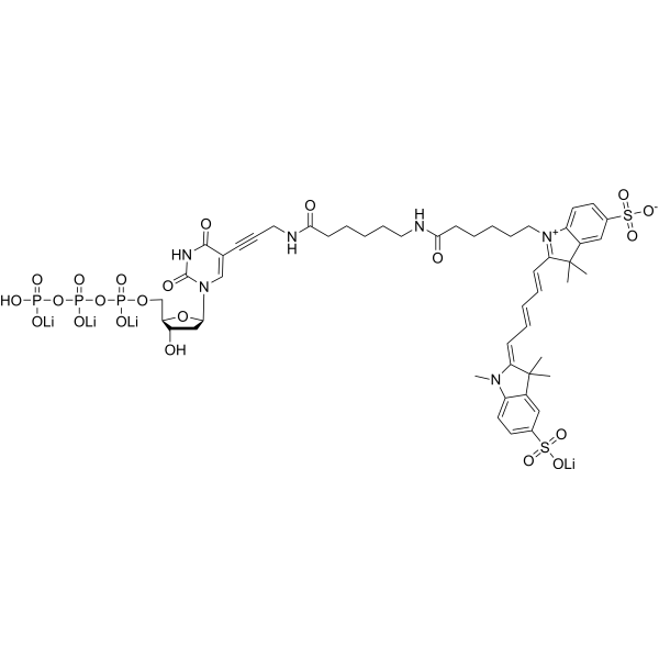 Sulfo-Cy5 dUTP Chemical Structure