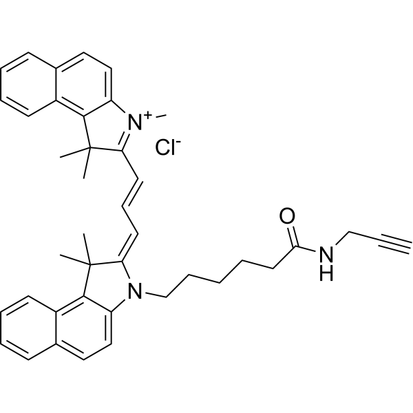 Cy3.5 alkyne Chemical Structure