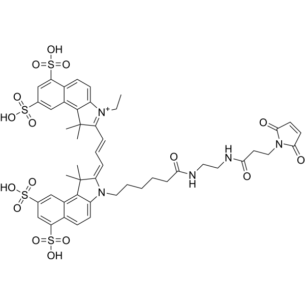 Cy3.5 maleimide Chemical Structure