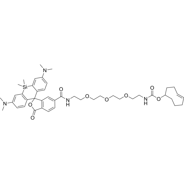 SiR-PEG3-TCO Chemical Structure