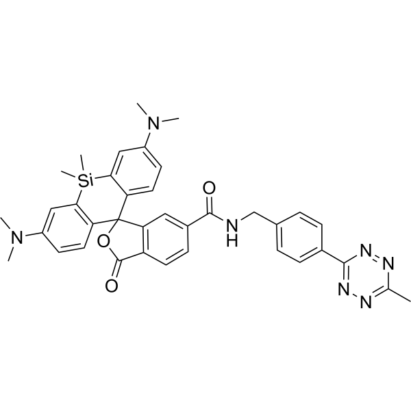 SiR-Me-tetrazine Chemical Structure