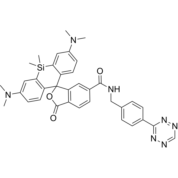 SiR-tetrazine Chemical Structure