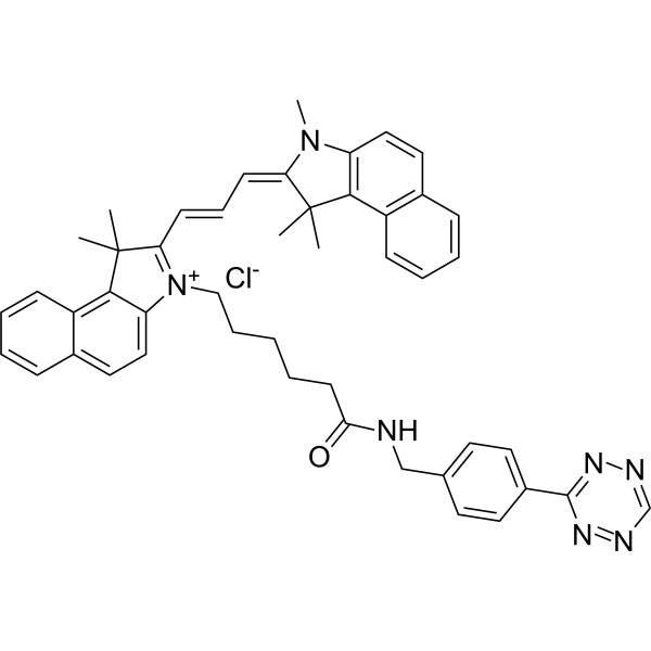 Cy3.5 tetrazine Chemical Structure