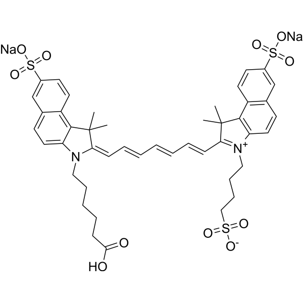 Disulfo-ICG carboxylic acid Chemical Structure