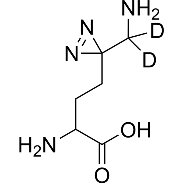 Photo-DL-lysine-d<sub>2</sub> Chemical Structure
