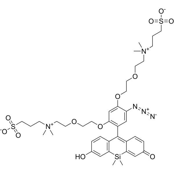 CalFluor 580 azide Chemical Structure