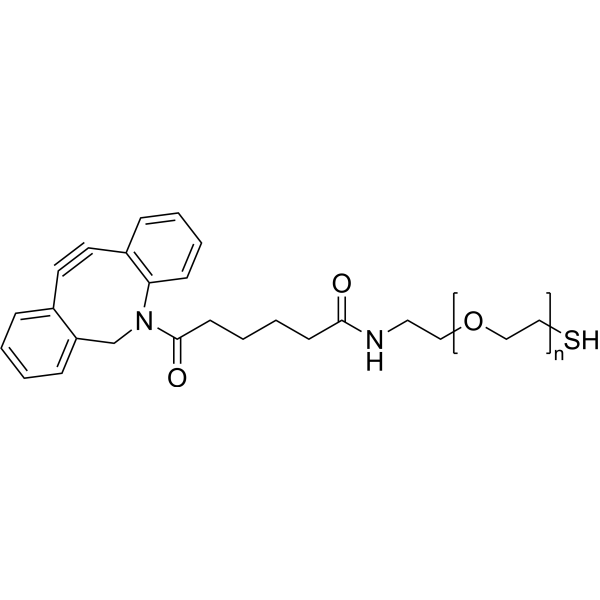 DBCO-PEG-SH Chemical Structure