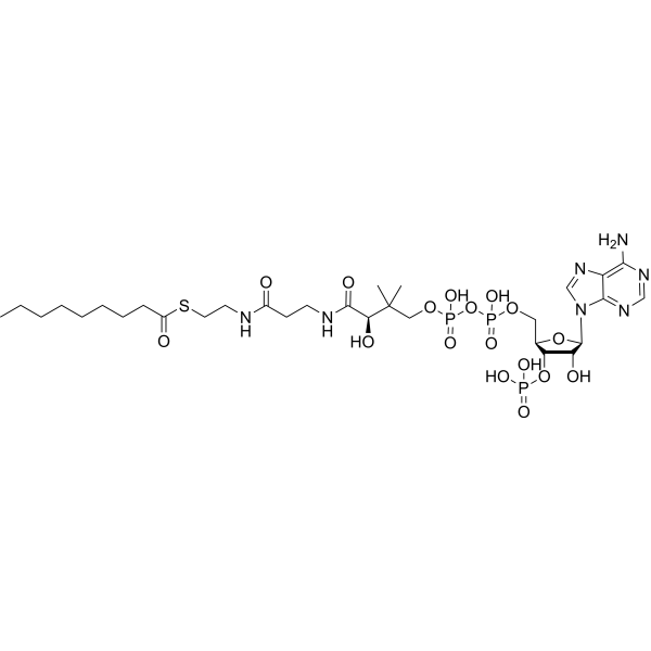 Nonanoyl-CoA Chemical Structure