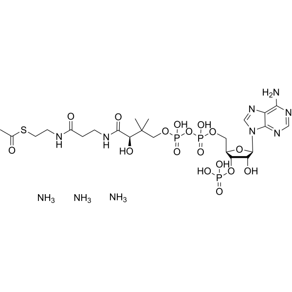 Acetoyl-CoA triammonium