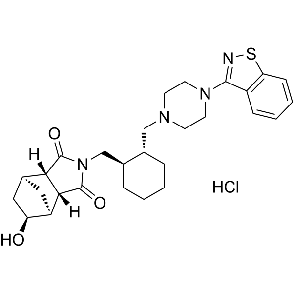 Lurasidone metabolite 14326 hydrochloride Chemical Structure