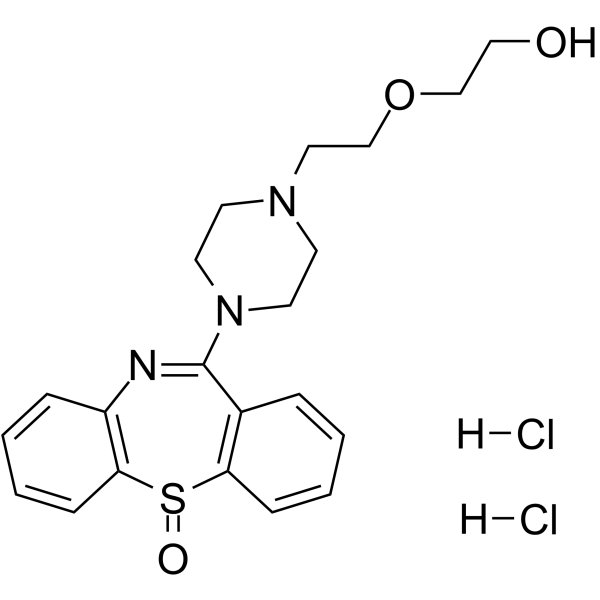 Quetiapine sulfoxide dihydrochloride Chemical Structure