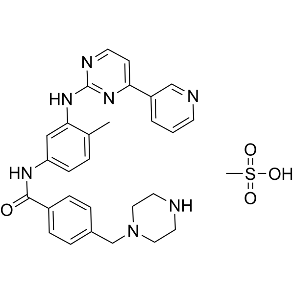 N-Desmethyl imatinib mesylate Chemical Structure