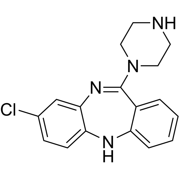N-Desmethylclozapine Chemical Structure