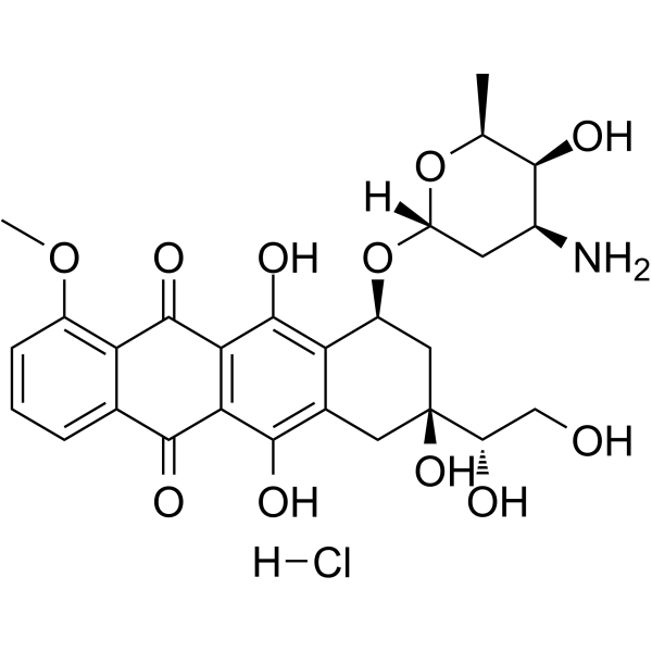 Doxorubicinol hydrochloride Chemical Structure