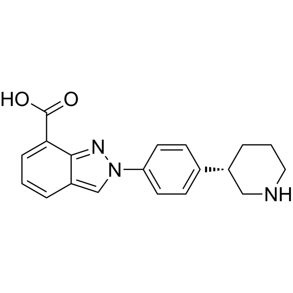 Niraparib metabolite M1 Chemical Structure
