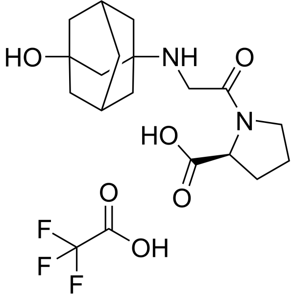 <em>Vildagliptin</em> carboxylic acid metabolite TFA
