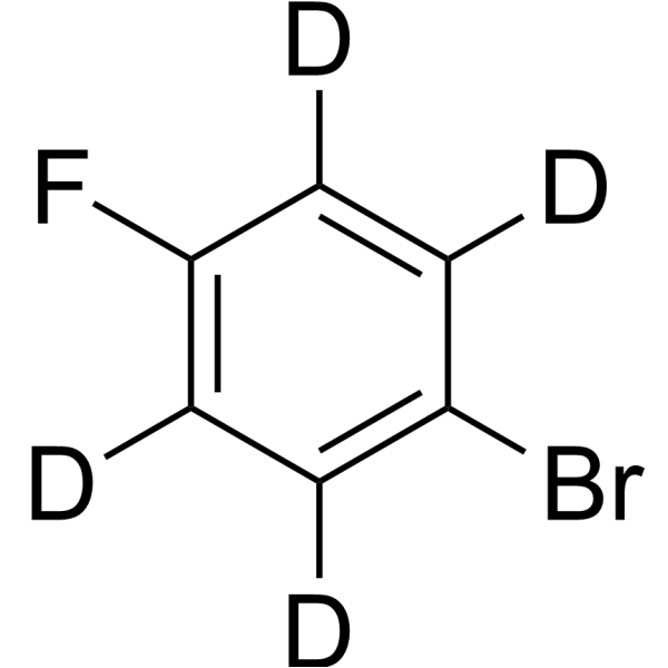1-Bromo-4-fluorobenzene-d<sub>4</sub> Chemical Structure