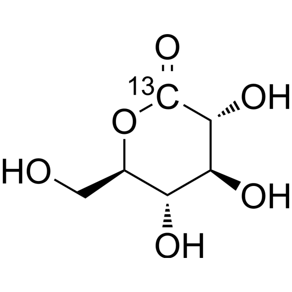 D-(+)-Glucono-1,5-lactone-1-<em>13</em>C