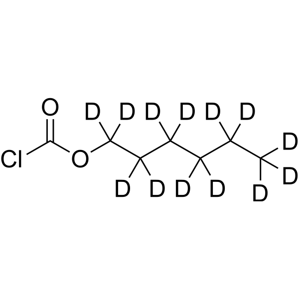 Hexyl chlorocarbonate-d<sub>13</sub> Chemical Structure