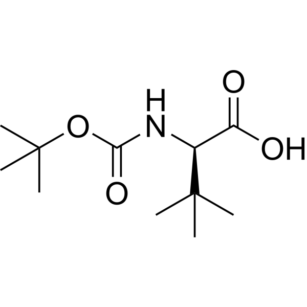 Boc-D-tert-leucine Chemical Structure
