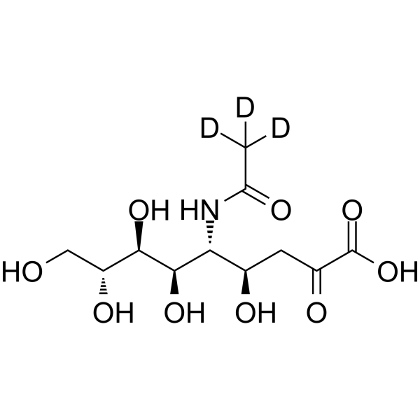 N-Acetylneuraminic acid-d3 Chemical Structure
