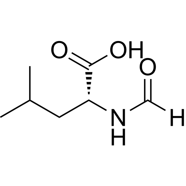 (R)-2-formamido-4-methylpentanoic acid Chemical Structure