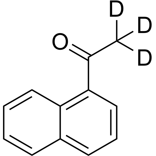 1-Acetylnaphthalene-d<sub>3</sub> Chemical Structure