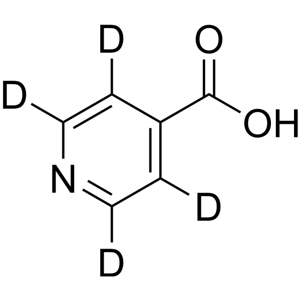 Isonicotinic acid-d<sub>4</sub> Chemical Structure