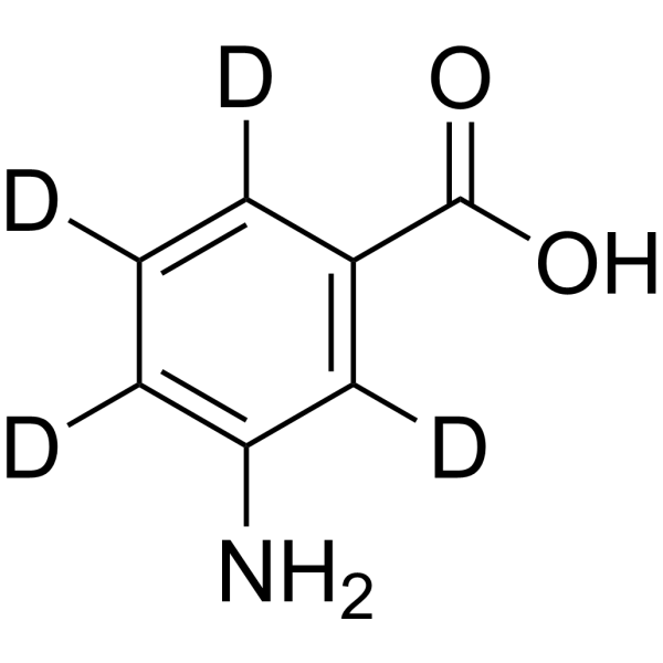 3-Aminobenzoic acid-d<em>4</em>