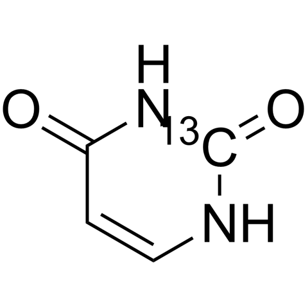 Uracil-<sup>13</sup>C Chemical Structure