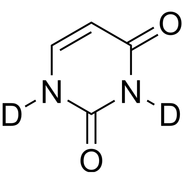 Uracil-d<sub>2</sub>-1 Chemical Structure