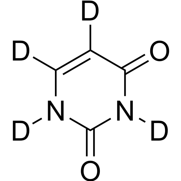 Uracil-d<sub>4</sub> Chemical Structure