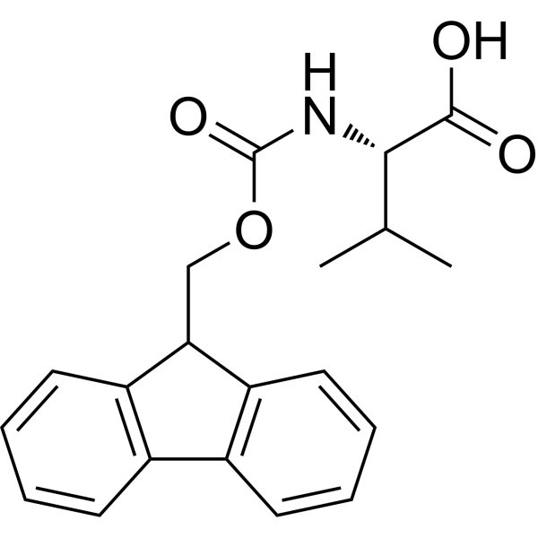 Fmoc-L-Val-OH Chemical Structure