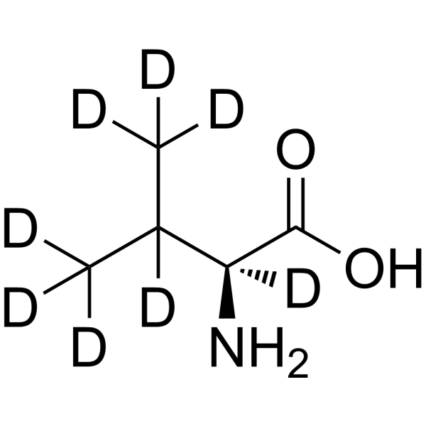 L-Valine-d<sub>8</sub> Chemical Structure