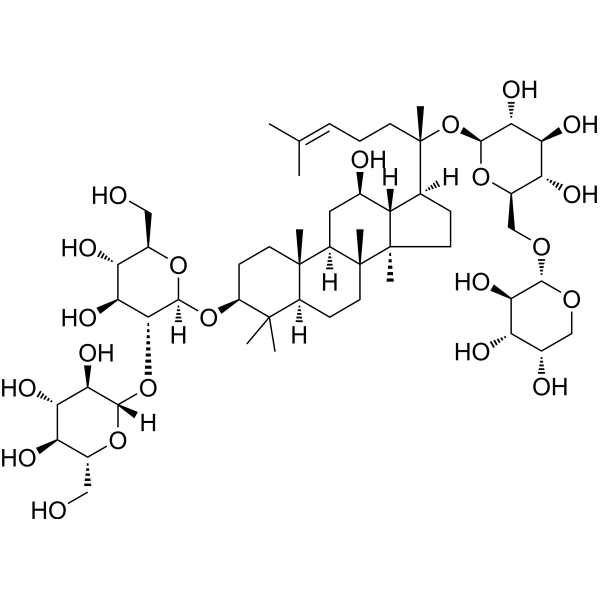 Ginsenoside Rb2 Chemical Structure