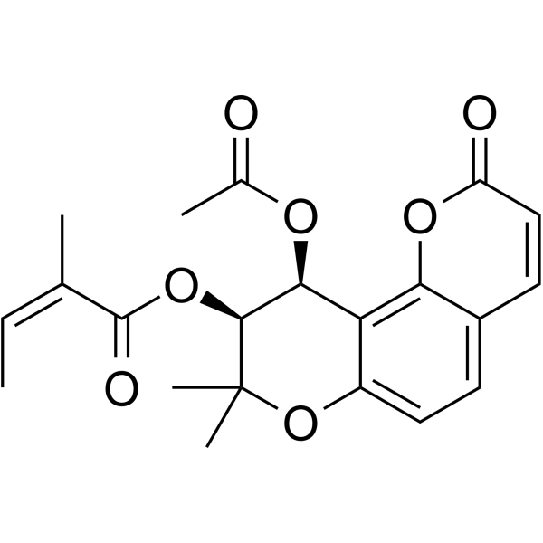 (±)-Praeruptorin A Chemical Structure